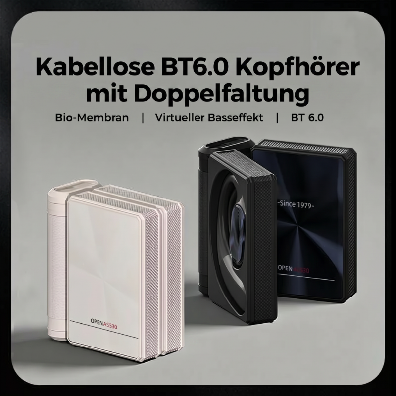 🎧 Kabellose Kopfhörer mit Noise-Cancelling – 145h Spielzeit, Bluetooth 6.0 & IPX5 Sport-Zertifizierung 🚀✨