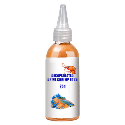 🎄 Entkapselte Salinenkrebs-Eier als Fischfutter 🎁 (Zum sofortigen Verzehr für Ihre Fische!) ❄️🐟