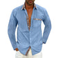 Gentleman's Plaid Pocket Shirt