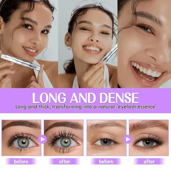 🔥HEISSER VERKAUF 2026💞ÜBER 50.000 VERKAUFT!⚡Wimpern-Primer, röhrenförmiger Wimpern-Primer, wasserfeste Mascara für langen Schwung, natürlich und wischfest