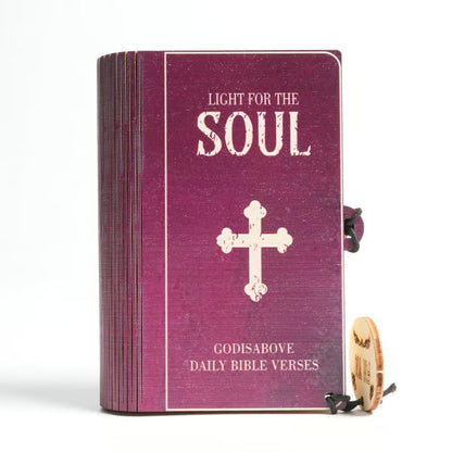 🔥Zeitlich begrenzter Rabatt🎁 ✝️Handgefertigte Holzkiste mit Bibelversen – Tägliche Bibelverse (🎁 Eine Erinnerung an Gottes Worte💖)