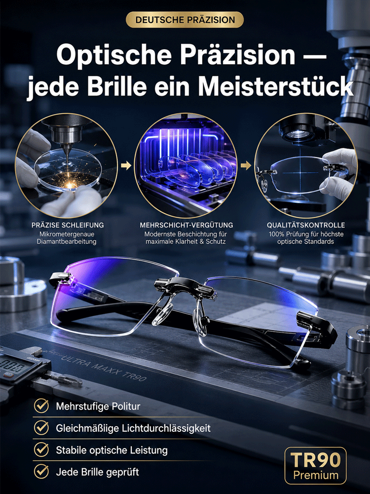 👓 50% RABATT! ✨ Intelligente Autofokus-Brille – Jena-Optik-Technologie, TÜV-geprüft & Blaulichtschutz – Ideal für Kurz‑, Weit‑ & Alterssichtigkeit 🇩🇪