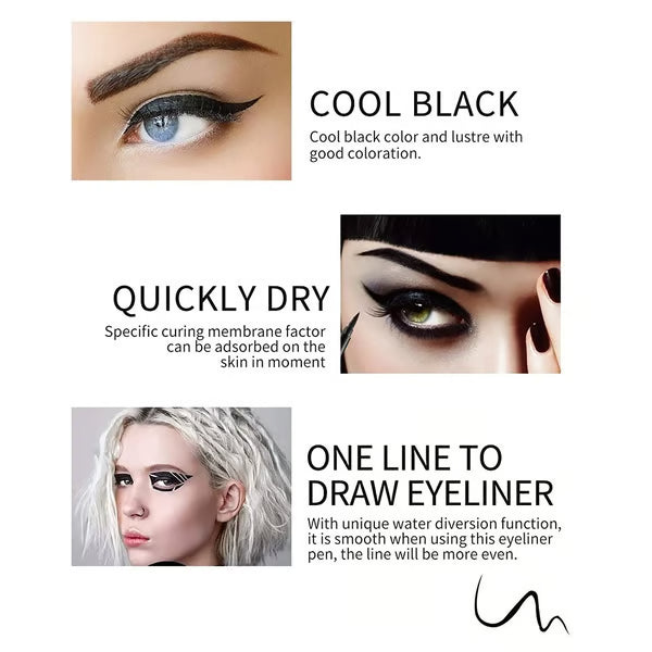 📢📢50% RABATT!!⏰24 Stunden lang anhaltender, wasserfester Farb-Eyeliner – 14 Farben, Perlmutt- und Matt-Finish, einfach anzuwenden🎨