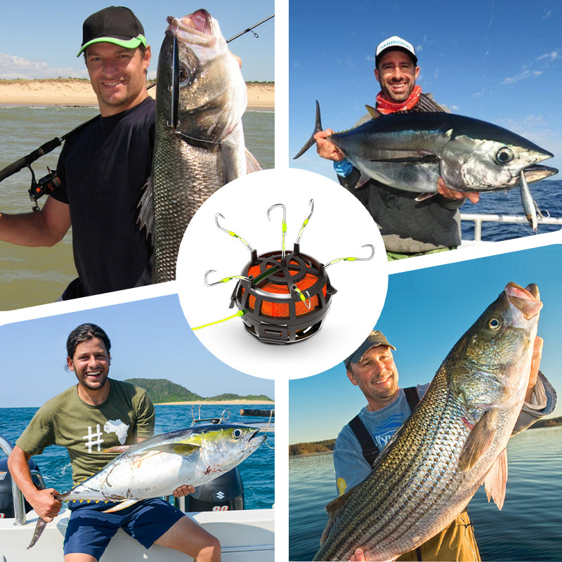 🔥🎣 360° Schwimmender Köderkäfig-Angelhaken – Effektiv & langlebig 🐟💥