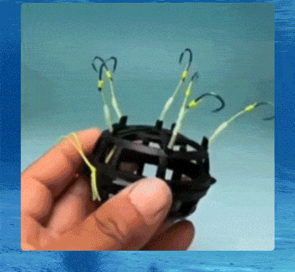 🔥🎣 360° Schwimmender Köderkäfig-Angelhaken – Effektiv & langlebig 🐟💥