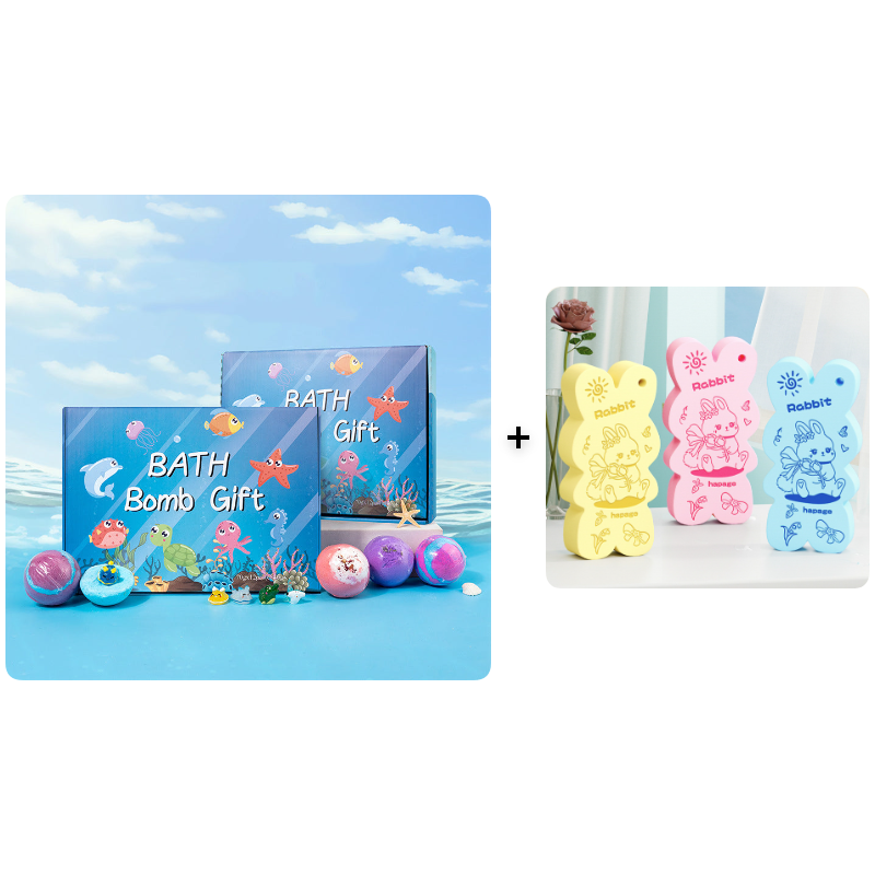 💎 -50% AUF DAS BADEBOMBEN-SET MIT ÜBERRASCHUNG! 💎 12 Meerestier-Spielzeuge, Sanfte Pflege & Duftspaß für Kinder 🛁