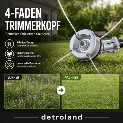 🌿 50% RABATT! 🔧 Aluminium-Trimmerkopf für Rasentrimmer & Freischneider – Universelle Passform, Robuste Konstruktion & Ideal Für Effizientes Mähen Und Unkrautentfernung 🏡
