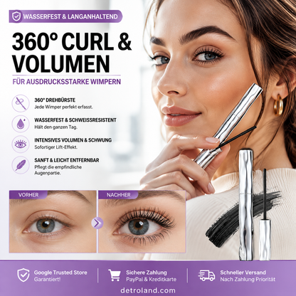 🔥HEISSER VERKAUF 2026💞ÜBER 50.000 VERKAUFT!⚡Wimpern-Primer, röhrenförmiger Wimpern-Primer, wasserfeste Mascara für langen Schwung, natürlich und wischfest