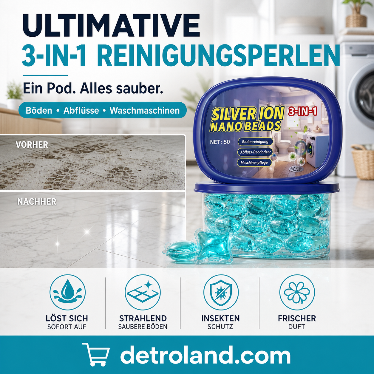🔥 Heute -50 %! 🏡 Reinigungs- & Schädlingsschutz-Perlen