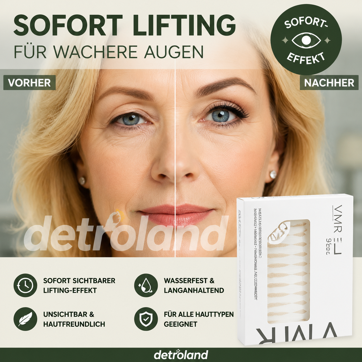 🔥Kaufen 1 Gratis 1🔥Wasserfeste doppelte Augenlidbänder