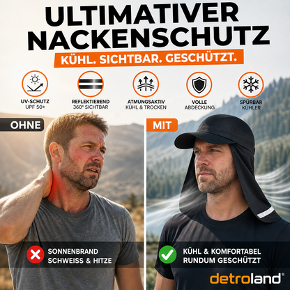 🌞 Mit verlängertem Schirm bis zum Nacken – Kaufen Sie 2  und erhalten Sie 50 % zusätzlichen Rabatt! 🏞️