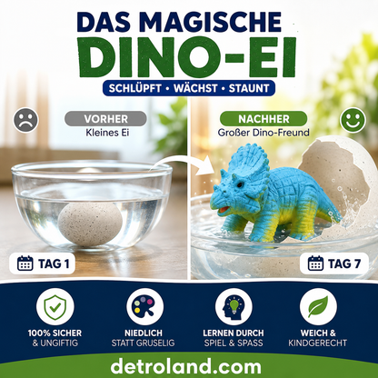 🎁Dinosaurier, der Überraschungseier für Kinder ausbrütet🦖