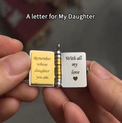 🔥🔥Mein kleines Sternchen-Buch-Halskette für meine Tochter, Geburtstagsgeschenk, Abschiedsgeschenk, Schmuck der Liebe