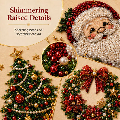 🧘Entspannend & Anfängerfreundlich - 🎨💎DIY-Weihnachts-Diamantmalerei-Set mit Perlen