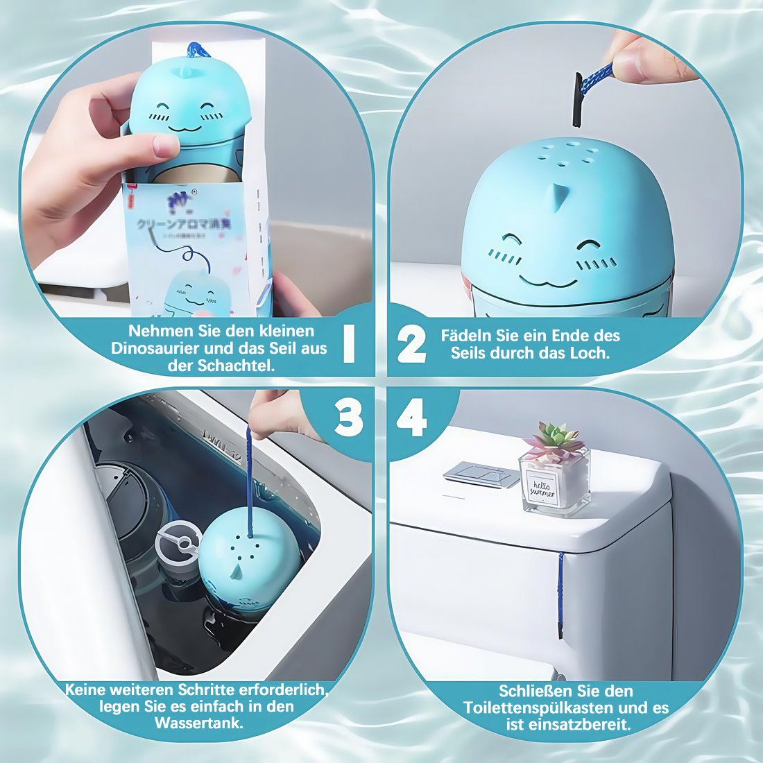 ✨ 2-in-1 WC-Reiniger & Lufterfrischer – Für ein strahlend sauberes Bad!🎄🎄