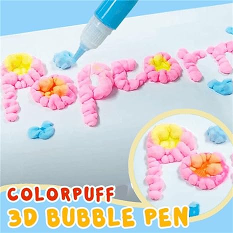 🥳HEISSER SALE 2026🥳💞50.000+ VERKAUFT!🎄🎁Magische Popcorn-Stifte mit Blaseneffekt, wärmeaktivierte Popcorn-Stifte, DIY-3D-Kunstmarker für Kinderbastelprojekte