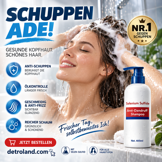Seleniumsulfid-Shampoo gegen Schuppen und zur Talgregulierung⚡🌿