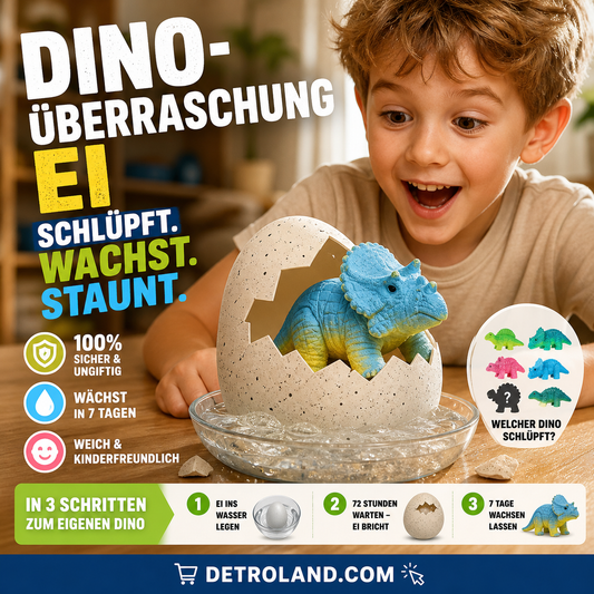 🎁Dinosaurier, der Überraschungseier für Kinder ausbrütet🦖