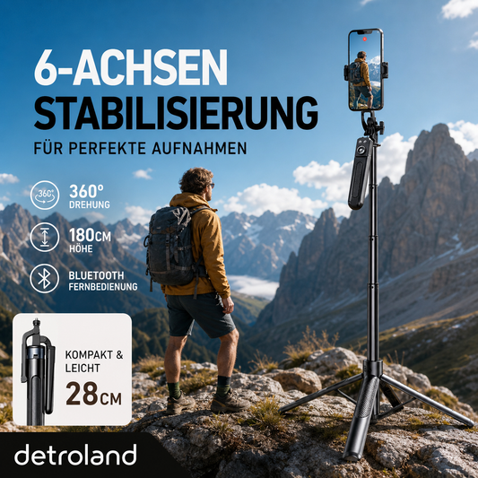 4-beiniger Selfie-Stick für Smartphones