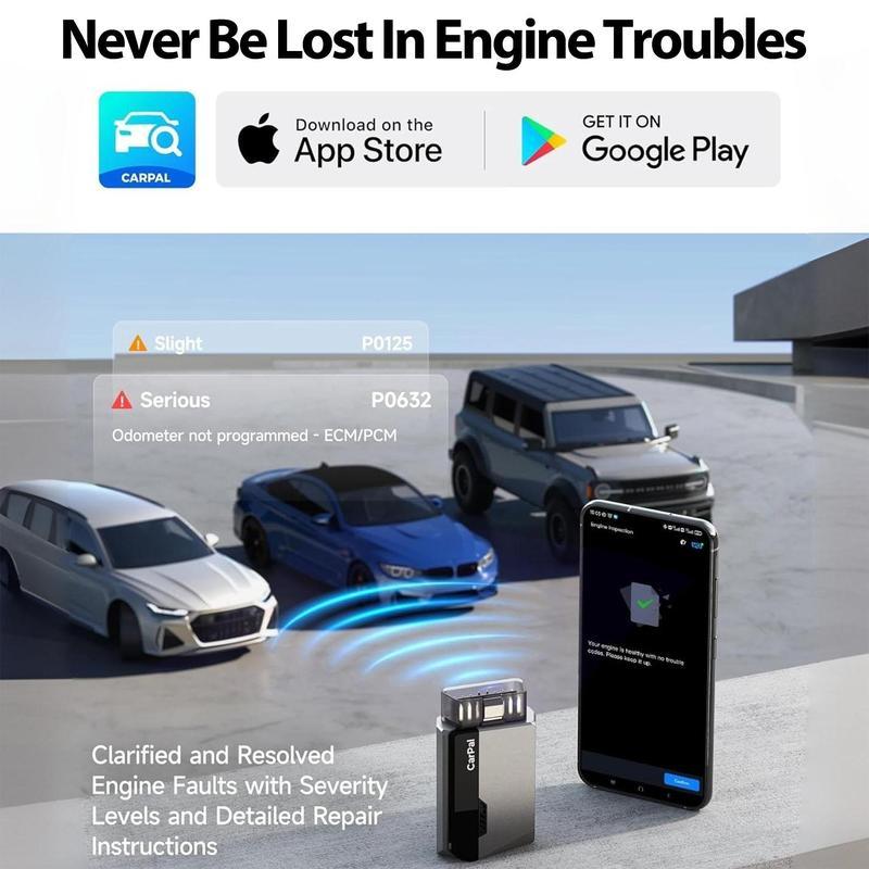 🔧 50% RABATT! 📱 TOPDON CarPal OBD2-Scanner – Bluetooth-Kompatibel, Sofortige Diagnose & Anzeige auf dem Handy 🚗