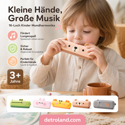 16-Loch-Mundharmonika für Kinder mit Comic-Motiven🎵✨