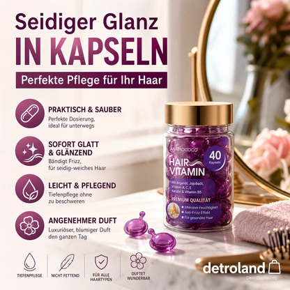 ✨ Haarmaske in Kapseln – 1 Kapsel, sofortiger Glanz & Anti-Frizz! 💎🌿