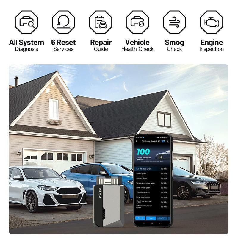 🔧 50% RABATT! 📱 TOPDON CarPal OBD2-Scanner – Bluetooth-Kompatibel, Sofortige Diagnose & Anzeige auf dem Handy 🚗