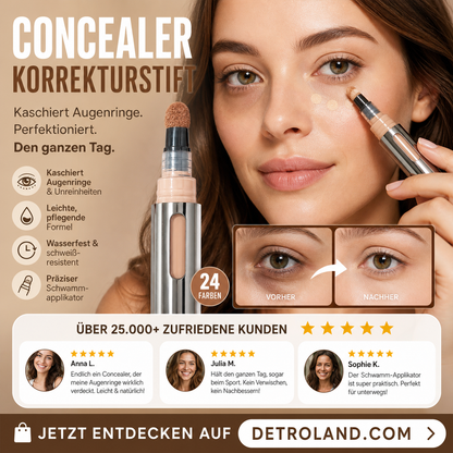 ⏳Begrenzte Zeit 50% Rabatt💥Concealer und Korrekturstift mit Schwammapplikator