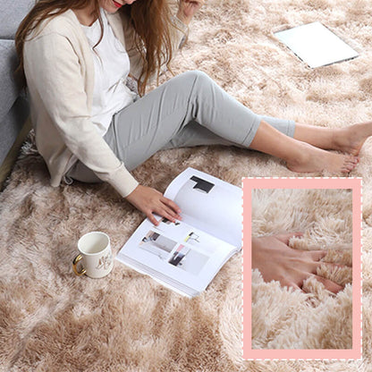 💖JETZT 50 % RABATT!🔥 Stilvoller Plüschteppich mit Farbverlauf – ultraweiche Bodenmatte für eine gemütliche Wohnatmosphäre