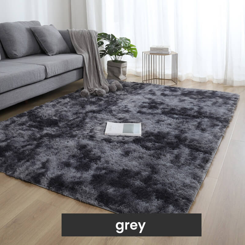 💖JETZT 50 % RABATT!🔥 Stilvoller Plüschteppich mit Farbverlauf – ultraweiche Bodenmatte für eine gemütliche Wohnatmosphäre