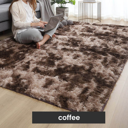 💖JETZT 50 % RABATT!🔥 Stilvoller Plüschteppich mit Farbverlauf – ultraweiche Bodenmatte für eine gemütliche Wohnatmosphäre