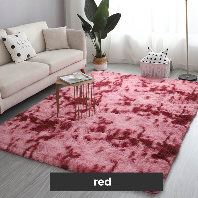 💖JETZT 50 % RABATT!🔥 Stilvoller Plüschteppich mit Farbverlauf – ultraweiche Bodenmatte für eine gemütliche Wohnatmosphäre