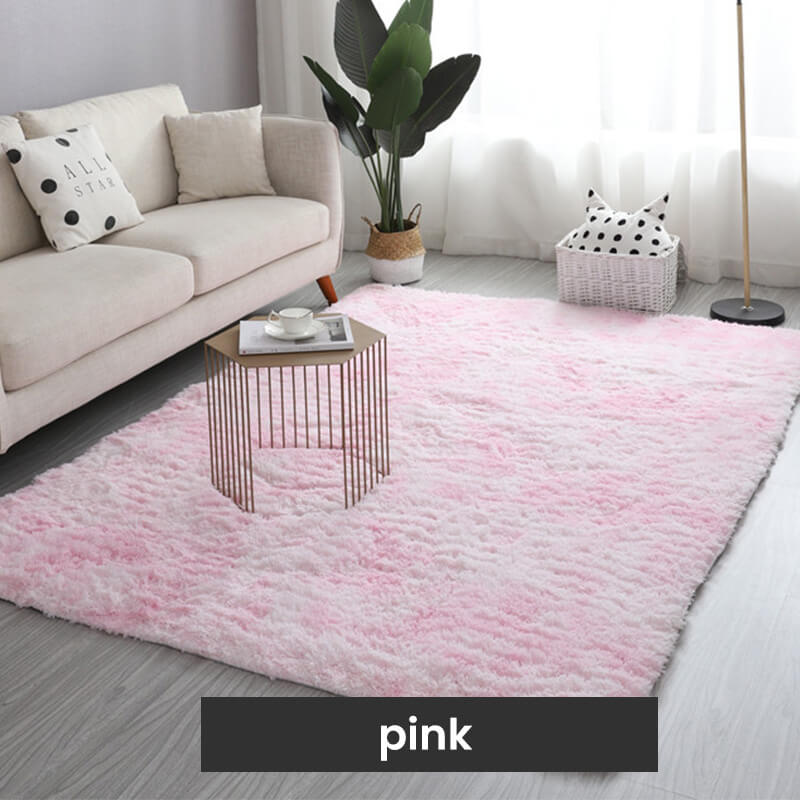 💖JETZT 50 % RABATT!🔥 Stilvoller Plüschteppich mit Farbverlauf – ultraweiche Bodenmatte für eine gemütliche Wohnatmosphäre