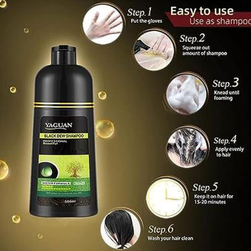 🔥HEISSER VERKAUF 50 % RABATT🎁Shampoo zum Färben grauer Haare auf pflanzlicher Basis