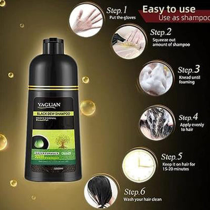 🔥HEISSER VERKAUF 50 % RABATT🎁Shampoo zum Färben grauer Haare auf pflanzlicher Basis