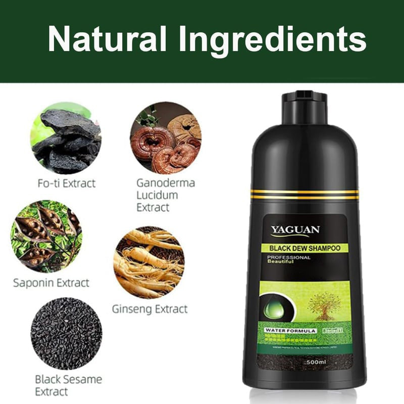 🔥HEISSER VERKAUF 50 % RABATT🎁Shampoo zum Färben grauer Haare auf pflanzlicher Basis