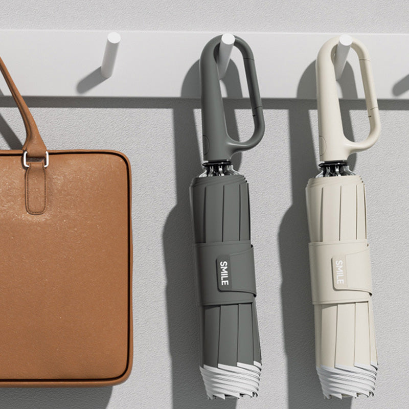 🌧️🌞50% Rabatt🌂Reflektierender Sicherheitsstreifen Ringschnalle Regenschirm