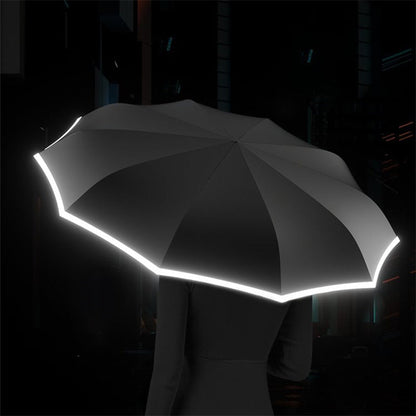 🌧️🌞50% Rabatt🌂🌂Reflektierender Sicherheitsstreifen Ringschnalle Regenschirm