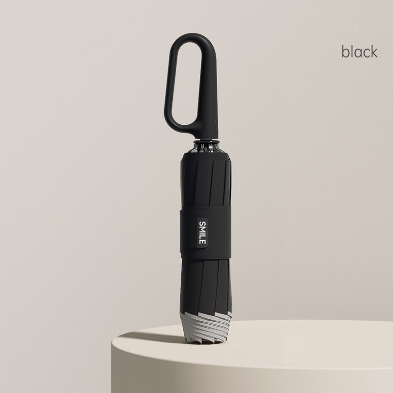 🌧️🌞50% Rabatt🌂Reflektierender Sicherheitsstreifen Ringschnalle Regenschirm