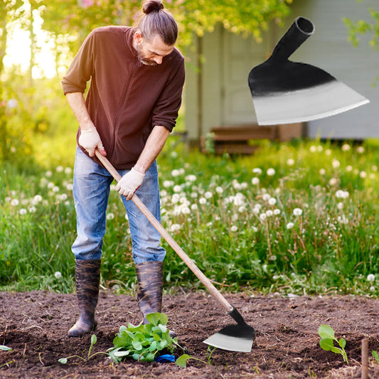 ⛏️2025 Neues Upgrade🍀🔥Heavy-Duty Stahl Landwirtschaft Gartenarbeit Unkrautjäten Hacke Kopf