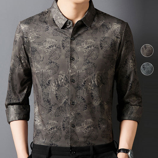 Men’s Vintage Soft Breathable Printed Shirt