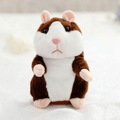 Sprechender Plüsch-Hamster – wiederholt alles, was man sagt, bewegt dabei automatisch den Kopf; ein Riesenspaß für Kinder und Erwachsene