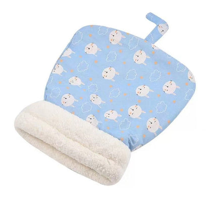 ⏳50% RABATT! 🐱 Flauschiger Katzen-Winterschlafsack – halbgeschlossene Kuschelhöhle mit Cartoon-Muster😴