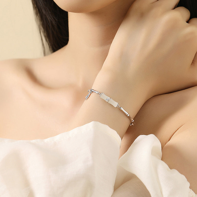 🔥 Haarfarbe 1+1 GRATIS!🌿Hetian Jade Bambus Armband🎍