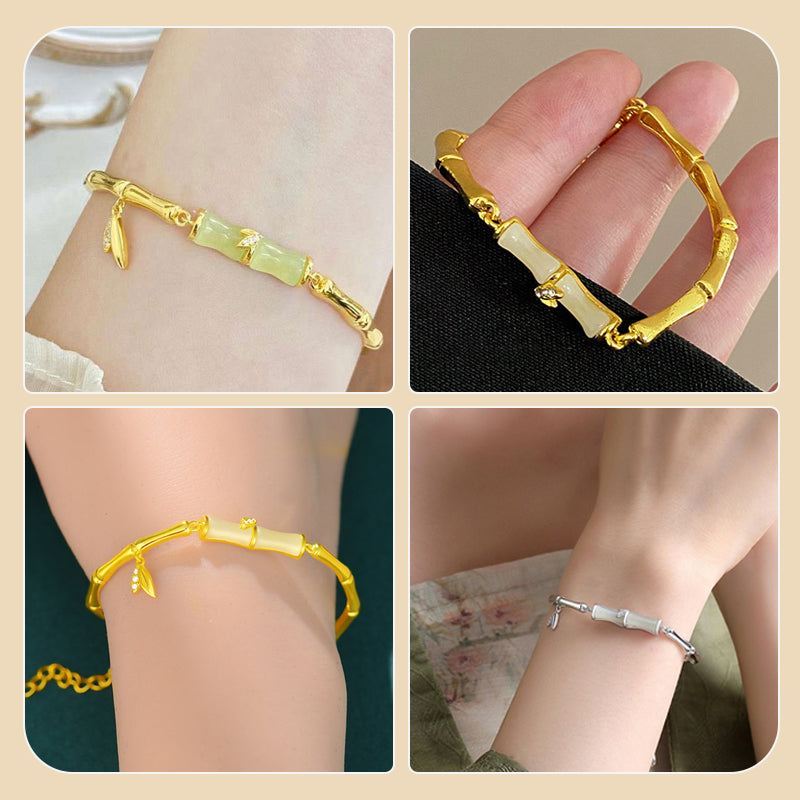 🔥 Haarfarbe 1+1 GRATIS!🌿Hetian Jade Bambus Armband🎍