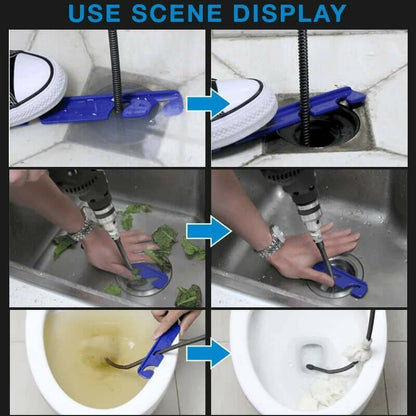 🚀 Abfluss-Entstopfungsfeder – Verstopfungen in Minuten lösen! Kosteneffektiv &amp; Zeitsparend!