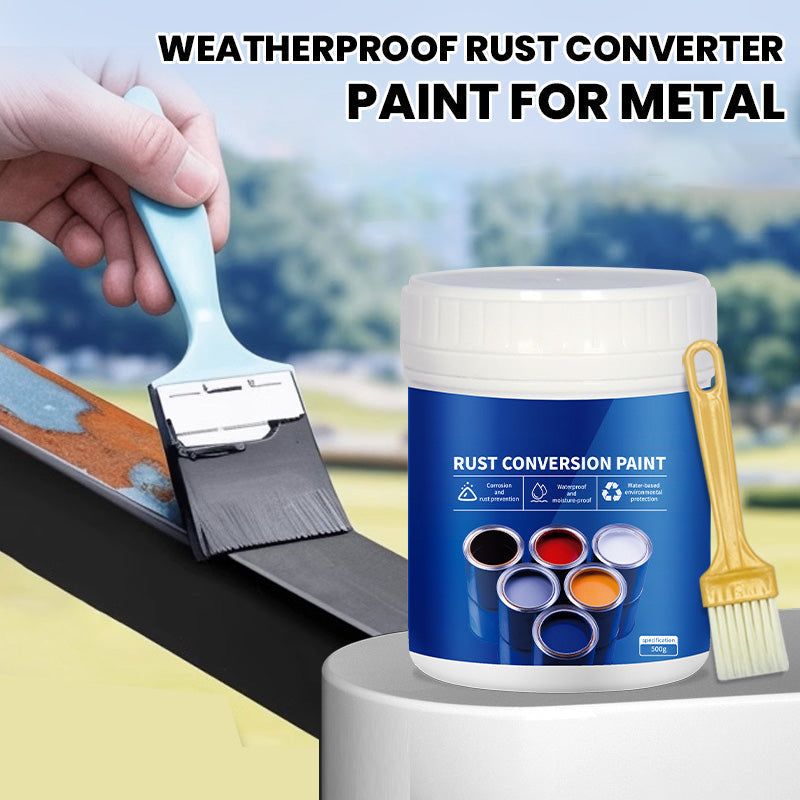 🔥Heißer Verkauf 50% Rabatt🔥Wetterfeste Rostumwandlungsfarbe für Metall ...