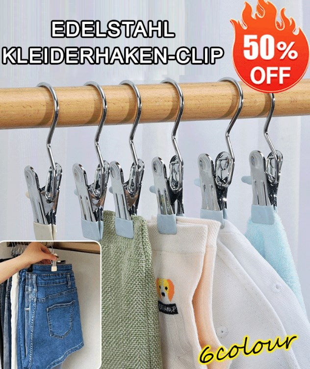 🔥🔥HEIßER SALE 50% RABATT🔥🔥Platzsparender Kleider- und Huthaken👖