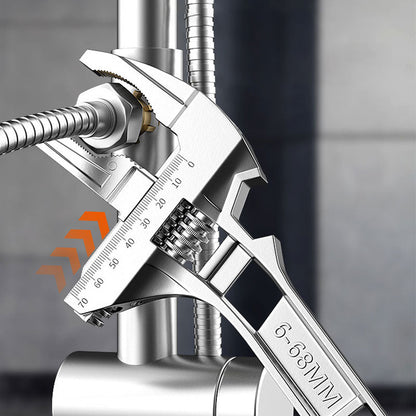 🔧⚙️ Reversibler Spülenschlüssel – 6–68 mm Maulöffnung 🔩🛠️ 50 % Rabatt begrenzt! Kraftvoll & präzise für Sanitär, Montage & Werkstatt – Kein Umstecken nötig, Zeit sparen!