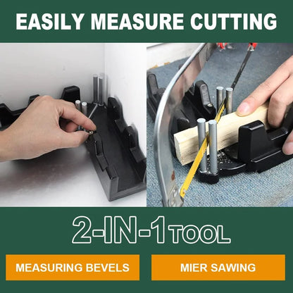 ⏳ Begrenzte Zeit 50% Rabatt💥 2-in-1 Mess- und Gehrungssägen Werkzeug